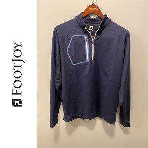 Mens Foot Joy Quarter Zip - Navy - Sz. Med